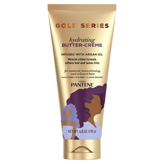 Crème hydratante au beurre Pro-V Gold Series pour cheveux, 200 ml