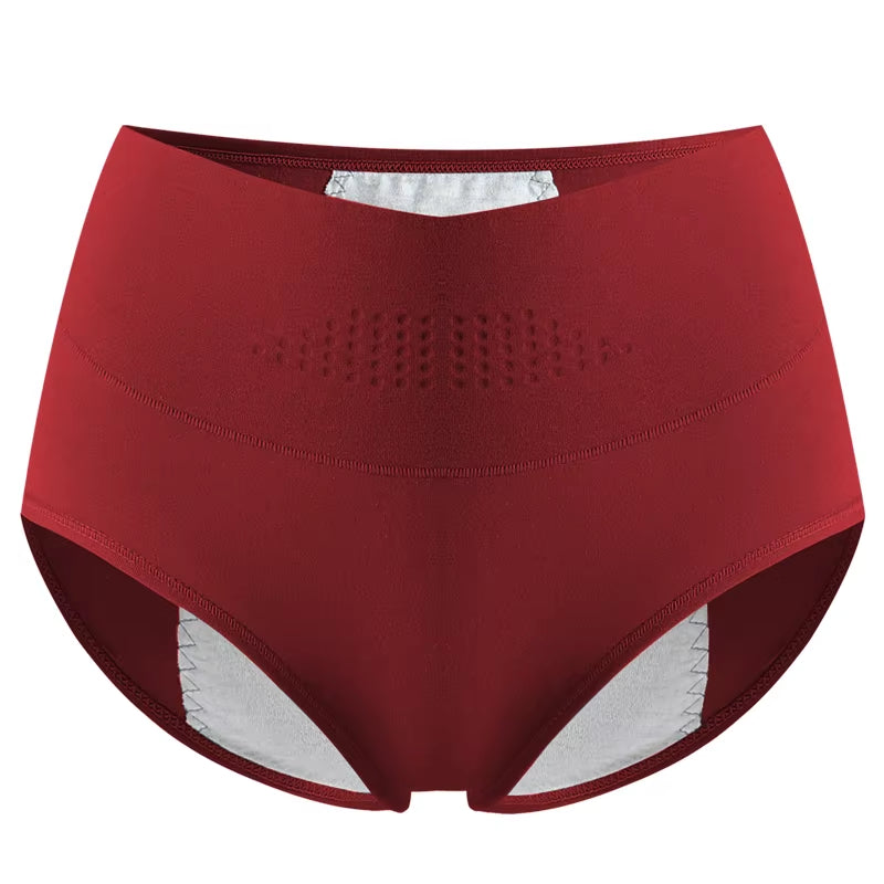 High Waist Menstrual Women'S Panties Widen Period Pants Leak Proof Physiological Underwear Cotton plus Size L-4XL Female Briefs