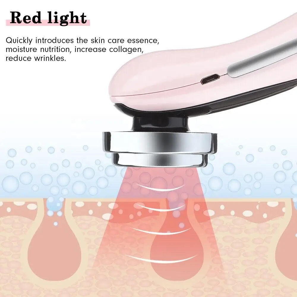 Multifunction Facial Massager 4 in 1 RF EMS Facial Radio Frequency Device Electric Facial Massager Beauty Device Skin Care Tools