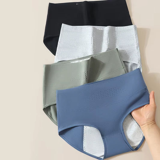 High Waist Menstrual Women'S Panties Widen Period Pants Leak Proof Physiological Underwear Cotton plus Size L-4XL Female Briefs